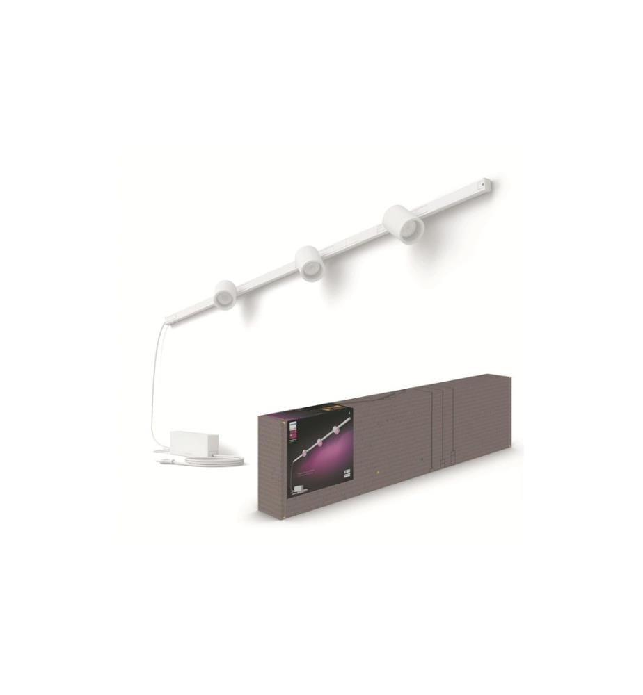 Philips Hue Perifo Basis-Set Wandleuchte 3 Spots Weiss