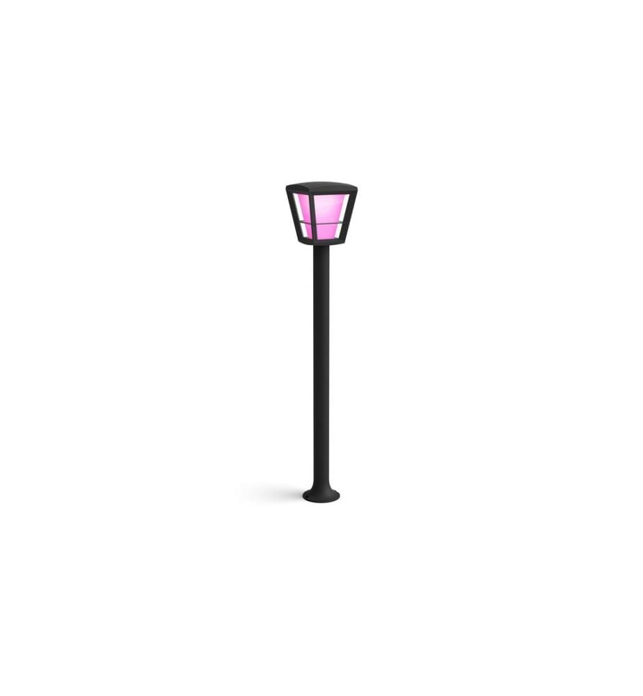 Philips Hue White & Color Ambiance Econic Outdoor Wegeleuchte Schwarz