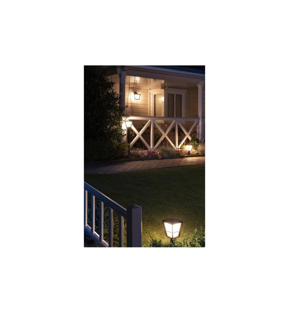 Philips Hue White & Color Ambiance Econic Outdoor Wegeleuchte Schwarz