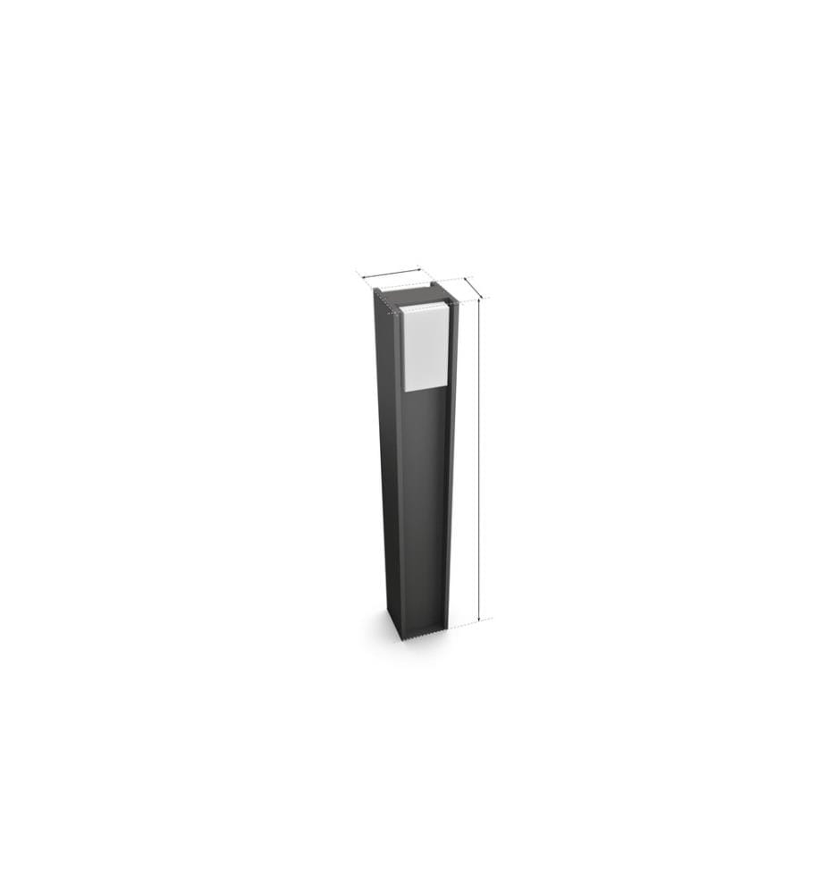 Philips Hue Gartenlicht Turaco 1100 lm Anthrazit