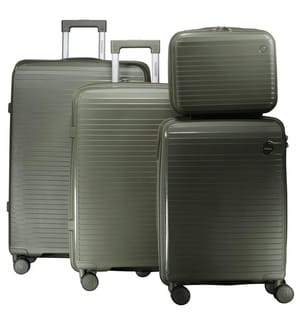 Set di 4 valigie risolvibili - Verde scuro