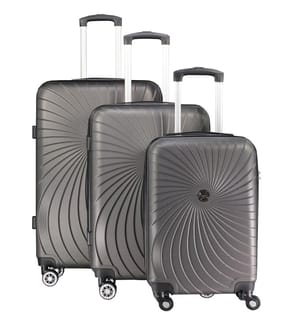 Set di 3 valigie Sunlight - Grigio chiaro