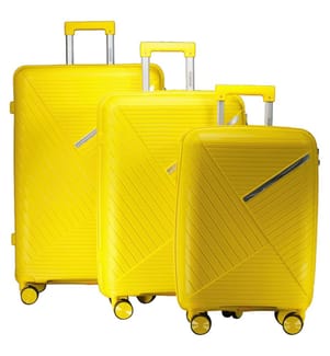 Set di 3 valigie Simi - Giallo
