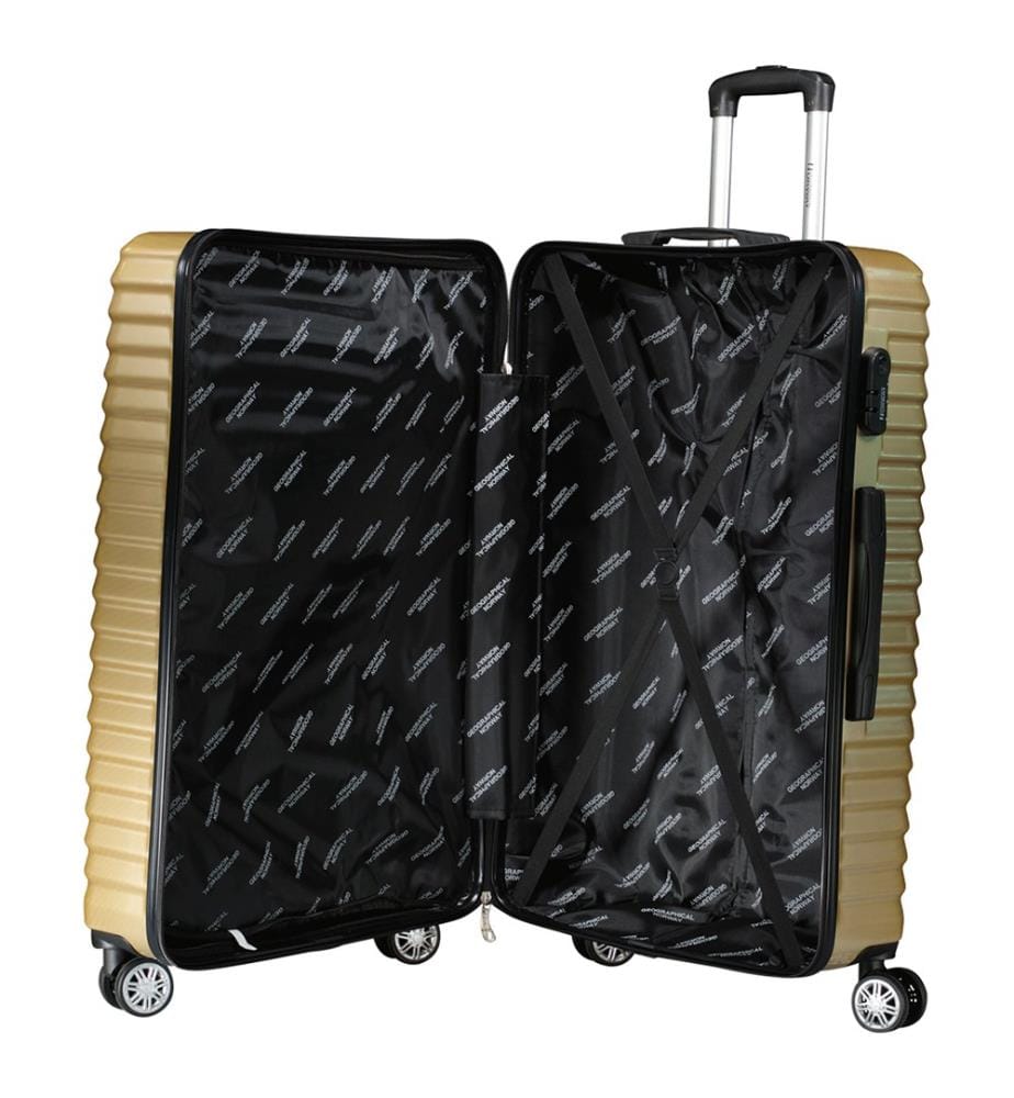 Lot de 3 Valises Sopearl - Champagne