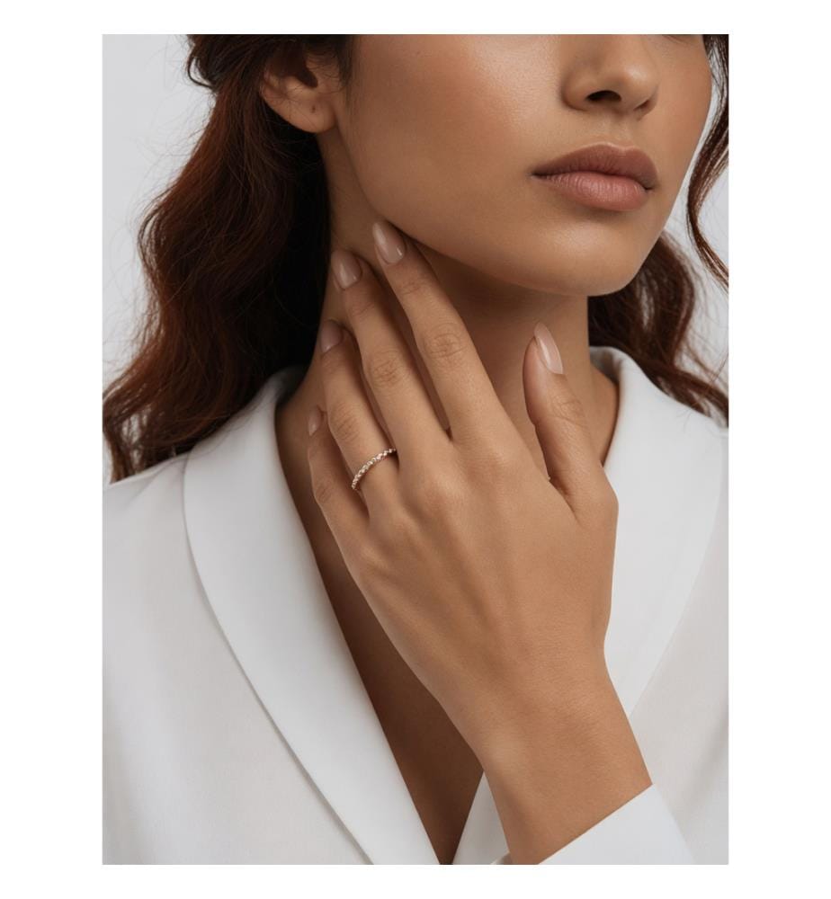 Pandora Rose Pyramid Studs Ring - Rose Gold
