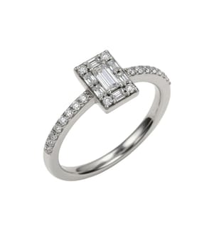 Luminous Ice Ring - Silver