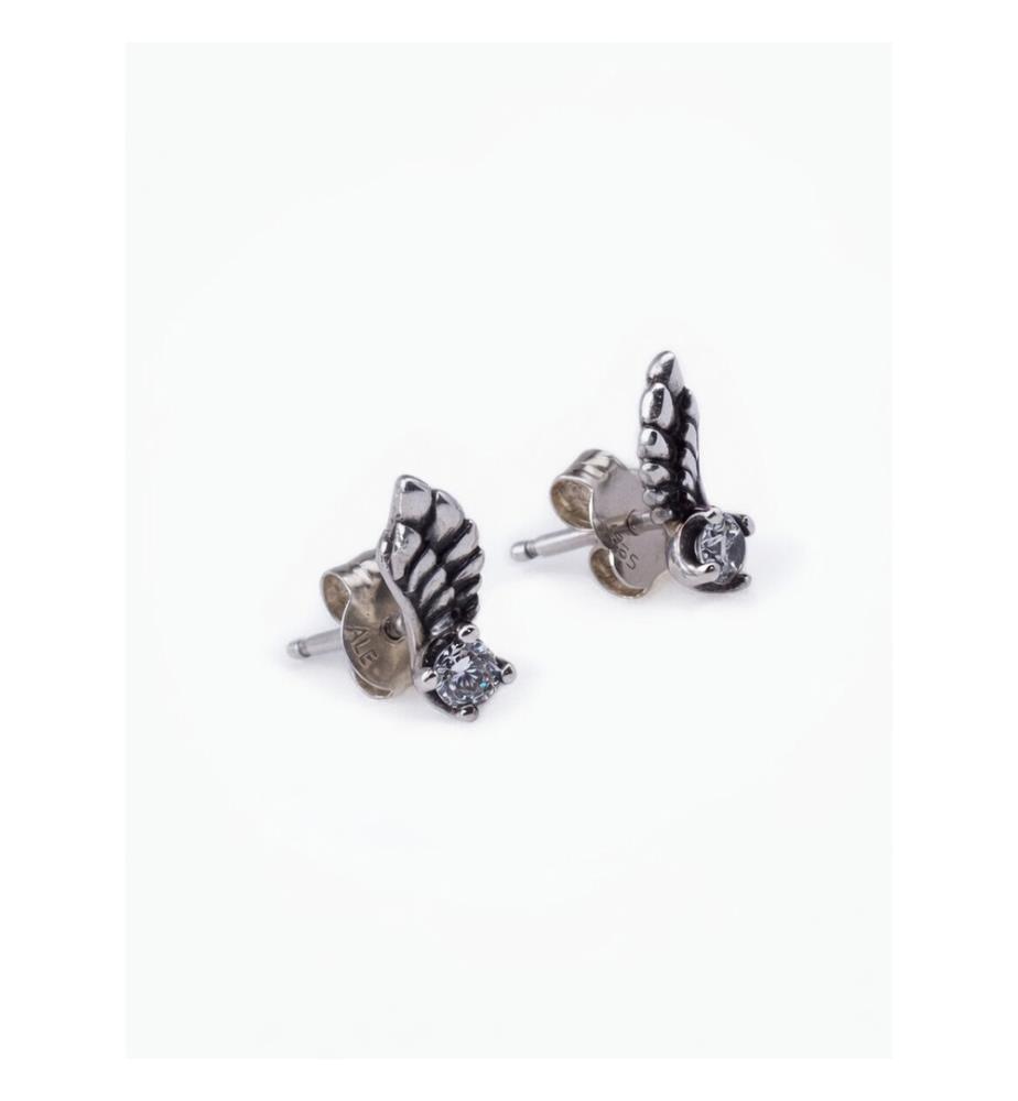 Pandora Silver Angel Wings Earrings - Silver