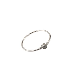 Pandora Silver Bracelet With Pink Charm Clasp - Silver & Silver