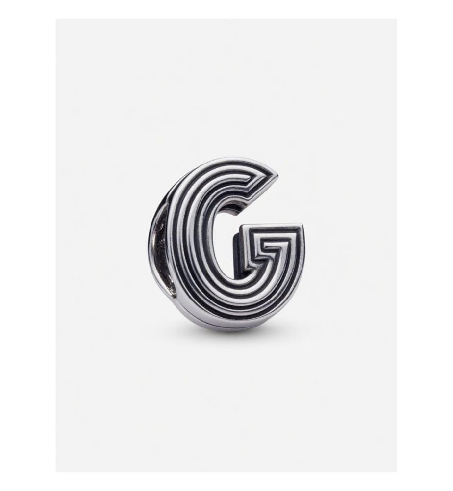 Reflections Silver Letter G Clip - Silver