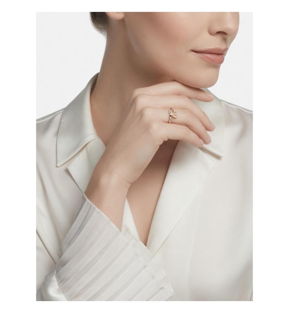 Rose 14K Gold Plated Silver Ring - Rose Golden