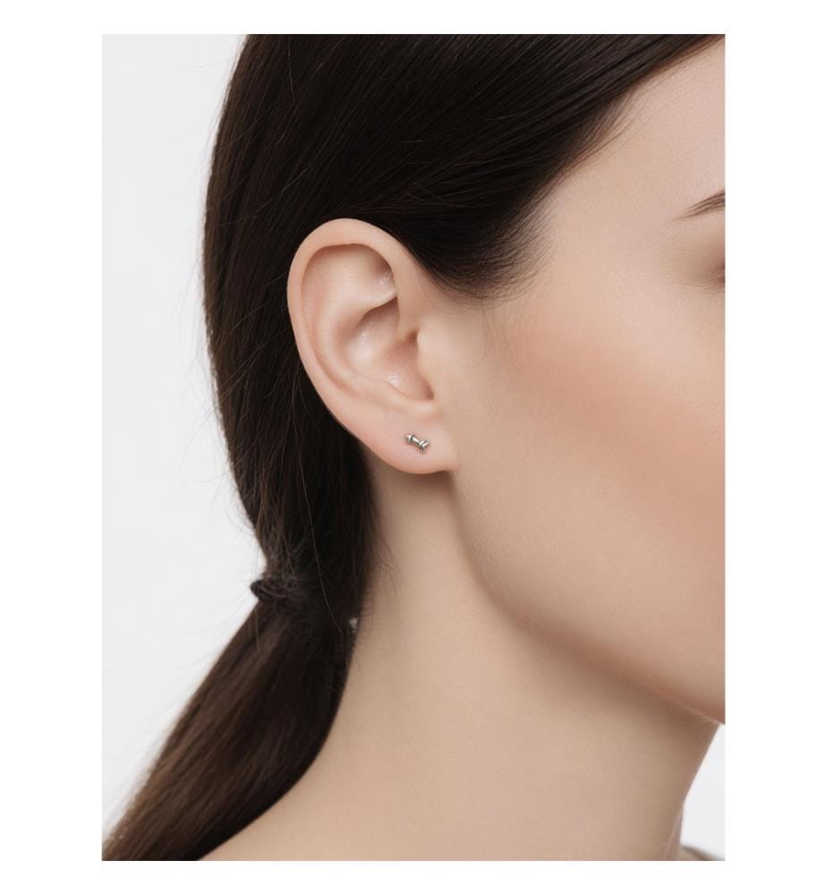 Pandora Silver Arrow Earrings - Silver