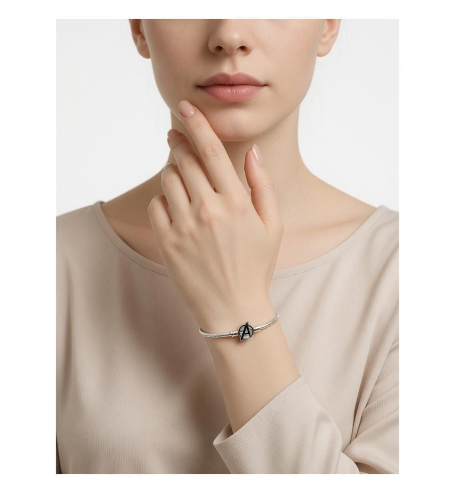 Pandora Silver Snake Marvel Los V Bracelet - Silver