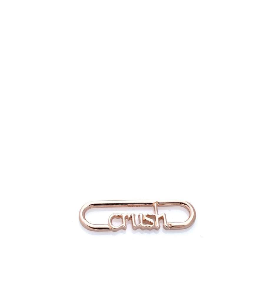 ME Styling Wort-Link Crush14 Karat rosévergoldet - Gold