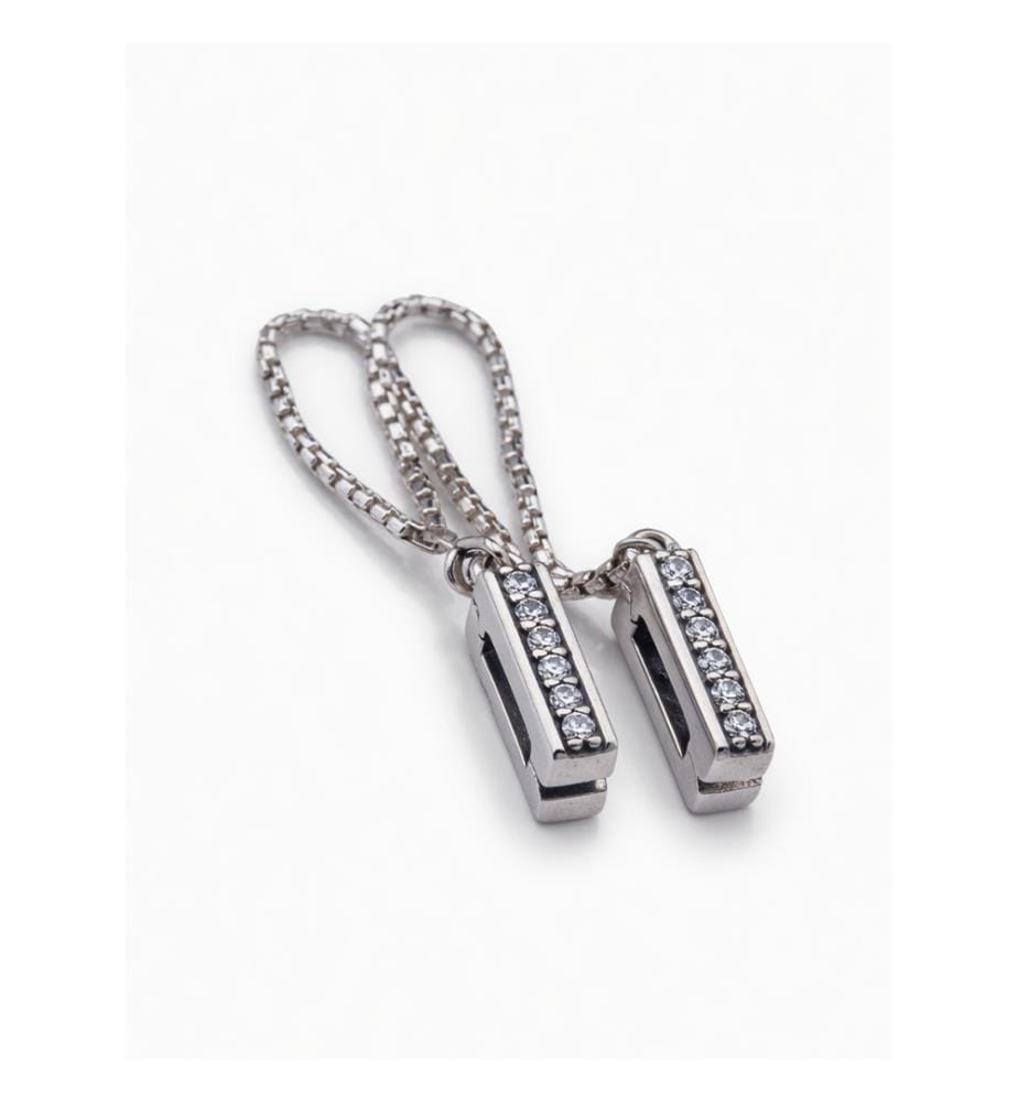 Security Chain Pandora Silver Zircon - Silver
