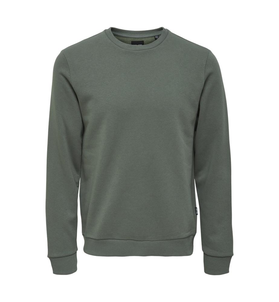 Sweatshirt - Bibergrau