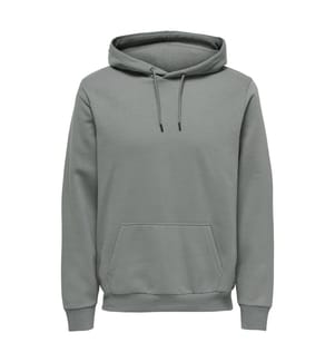 Hoodie - Bibergrau