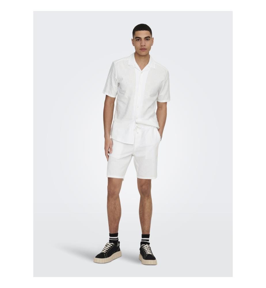 Shorts - Glänzendes Weiss