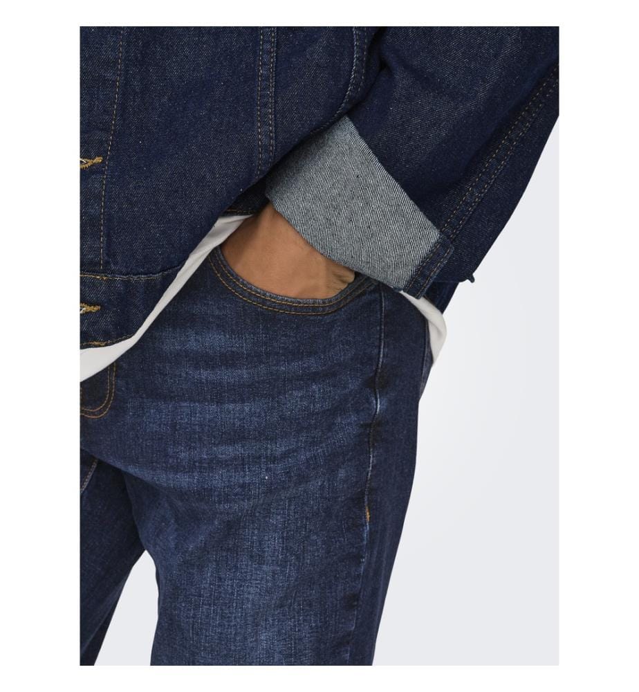 Jeans - Dark Blue Denim