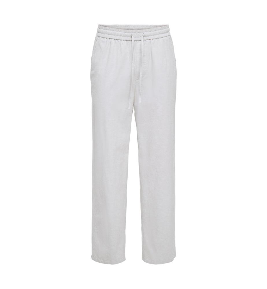 Locker geschnittene Hose - Weiss