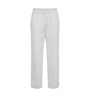 Locker geschnittene Hose - Weiss