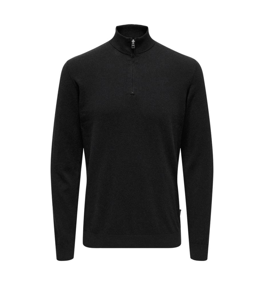Strickpullover - Schwarz