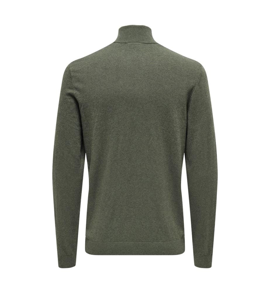 Strickpullover - Bibergrau