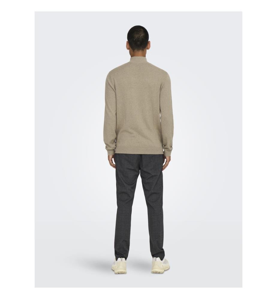 Strickpullover - Taupe Du Désert