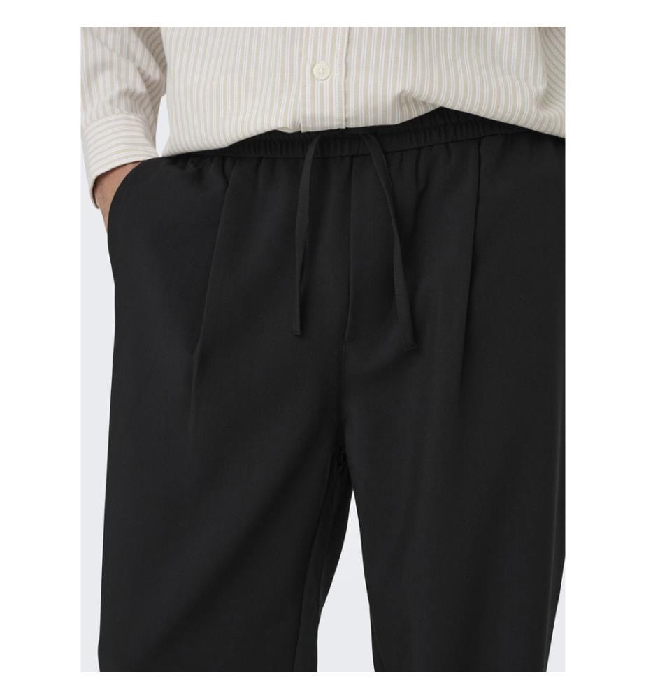 Loose String Pants - Schwarz