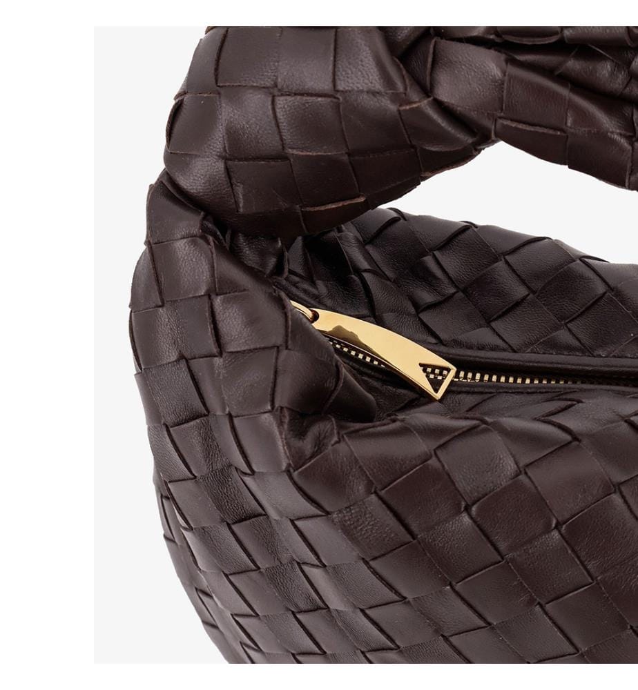 Sac hobo en cuir - Marron
