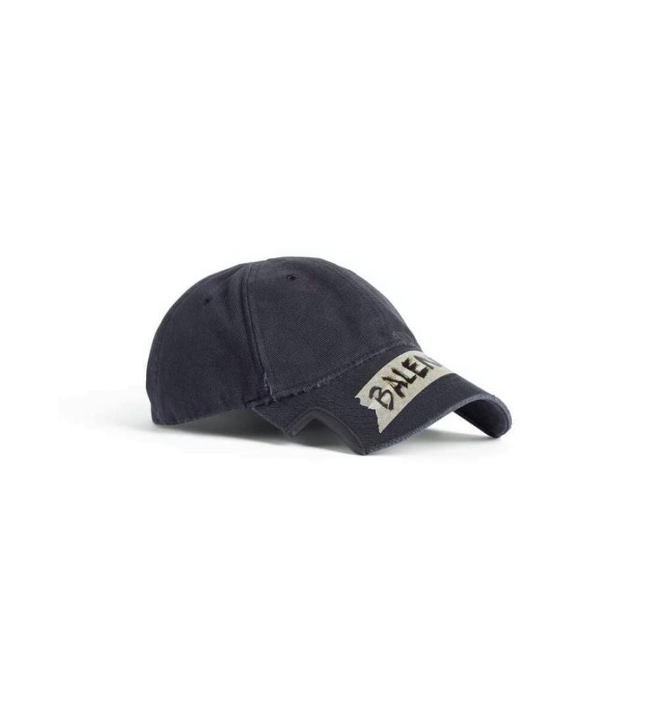 Casquette Masking Tape - Noir délavé