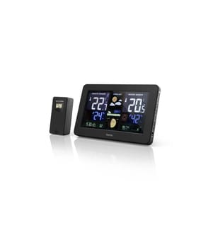 HAMA - Station météo Premium avec écran couleur LED Noir