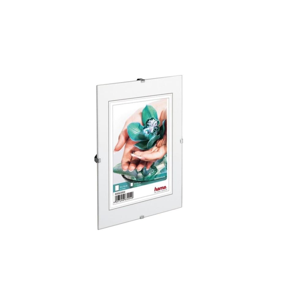 HAMA - Bilderrahmen Clip-Fix Transparent, 9 x 13 cm