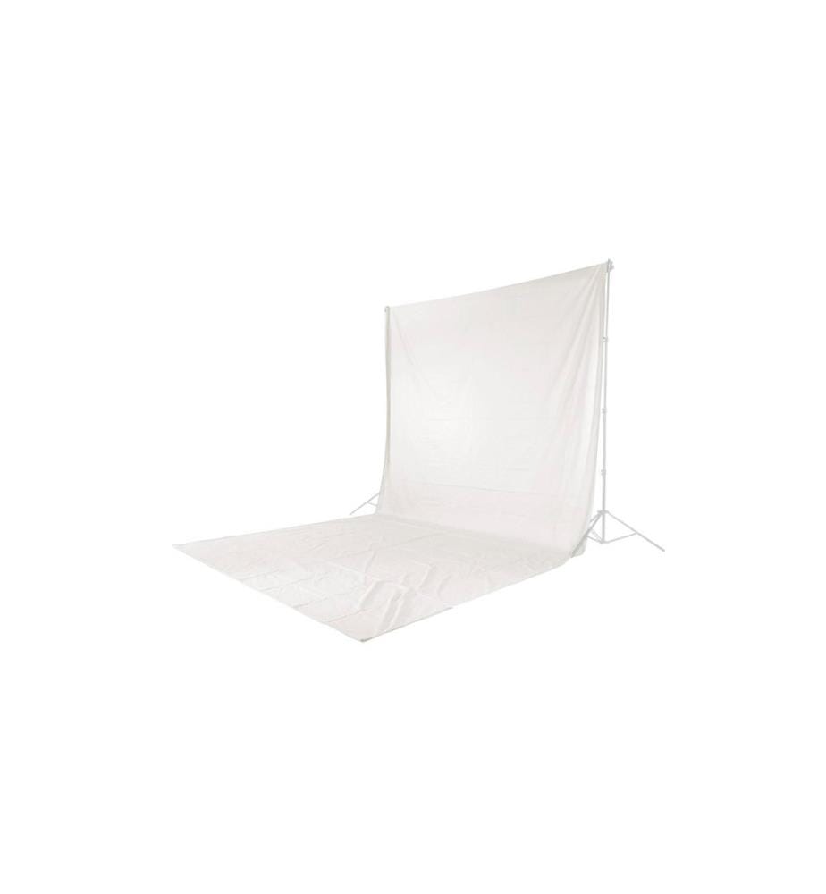 HAMA - Hintergrund Stoff, 2.95 x 6 m Weiss