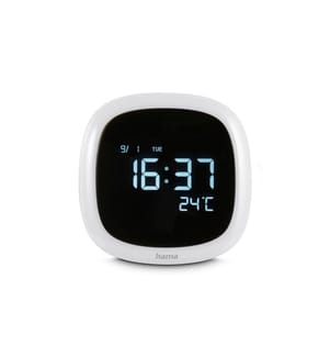 HAMA - Digitalwecker Bora Bora Weiss