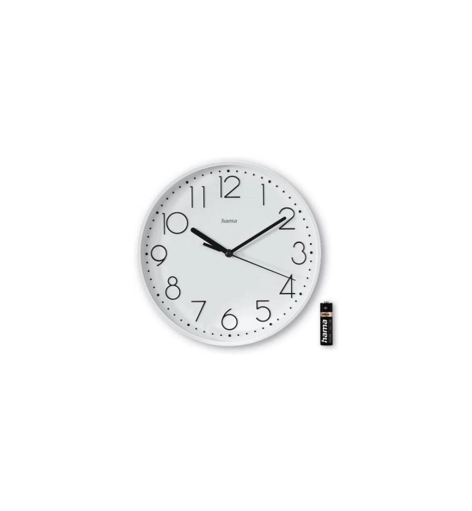 HAMA - Wanduhr Salina Ø 22 cm, Weiss