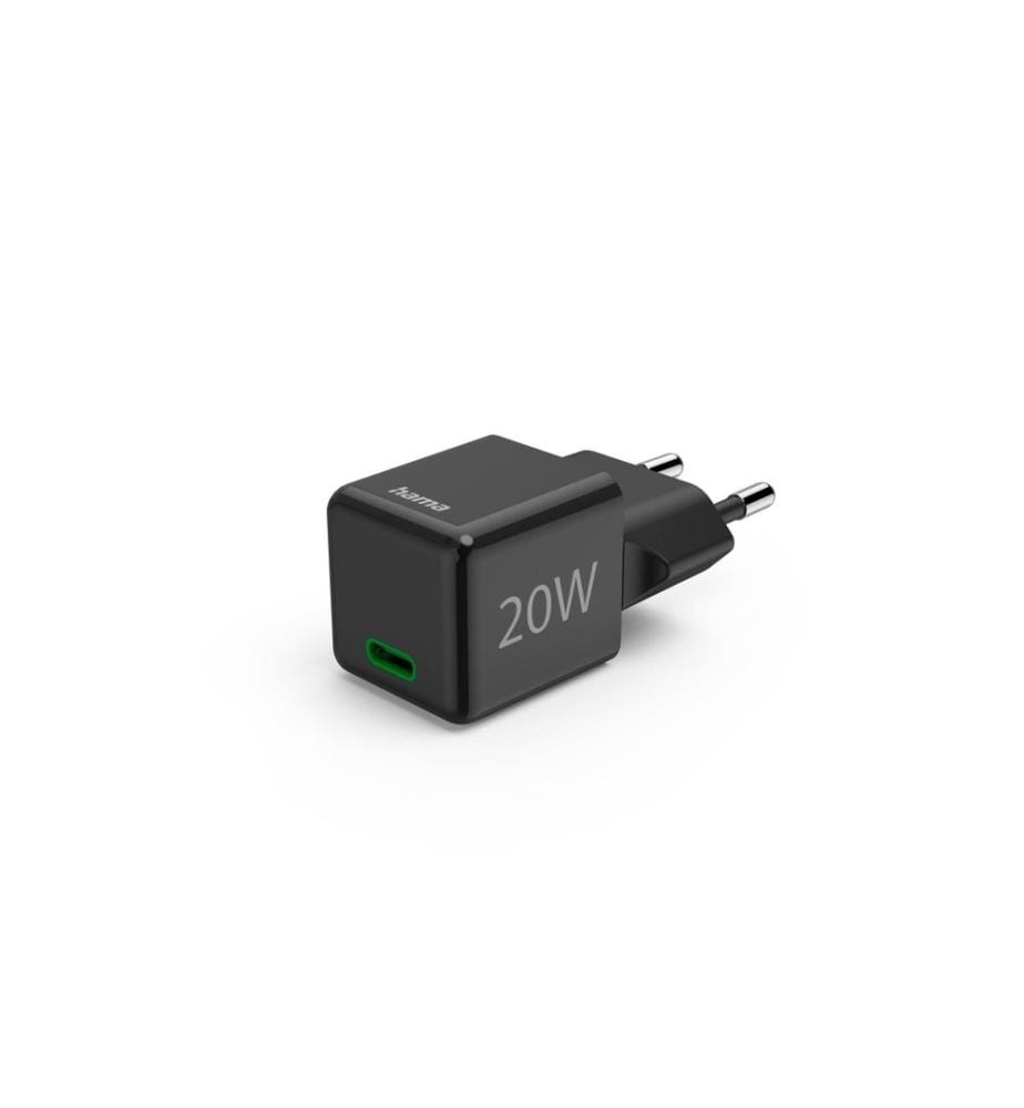 HAMA - Chargeur mural USB Mini-charger USB-C 20 W Noir
