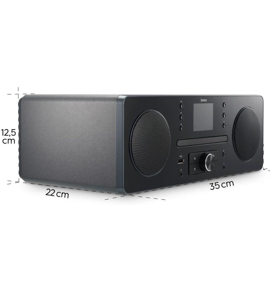HAMA - Digitalradio DIR1570CBT Schwarz