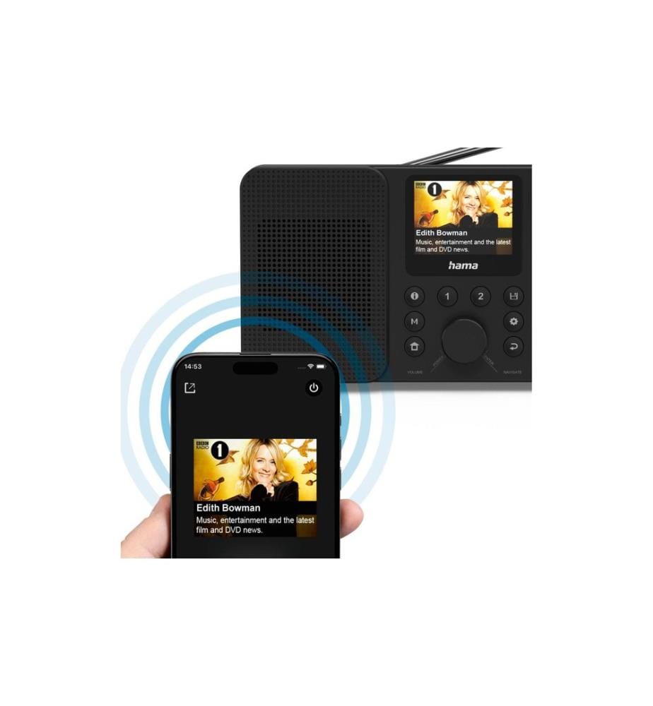 HAMA - Digitalradio DIR10 Schwarz