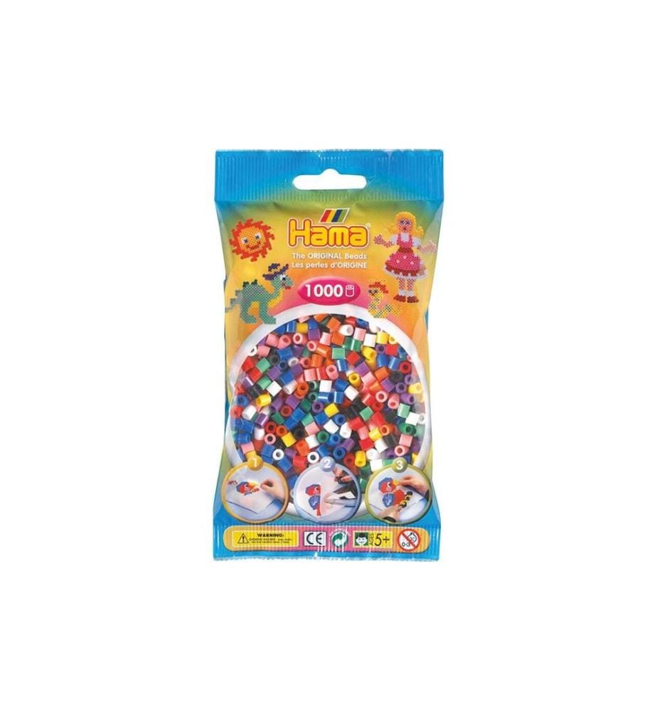 HAMA - Bügelperlen 30000 Stück, Ø 5 mm, Mehrfarbig