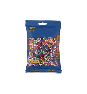 HAMA - Bügelperlen 3000 Stück, Ø 5 mm, Mehrfarbig