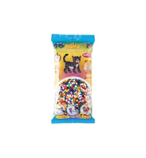 HAMA - Bügelperlen 6000 Stk, 10 Farben, Mehrfarbig