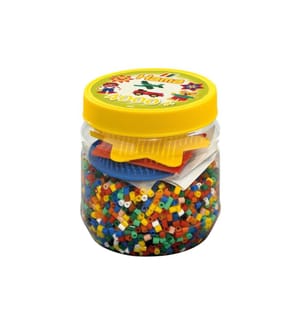 HAMA - Bügelperlen midi, 4.000 Stk. + 3 Stiftplatten Mehrfarbig