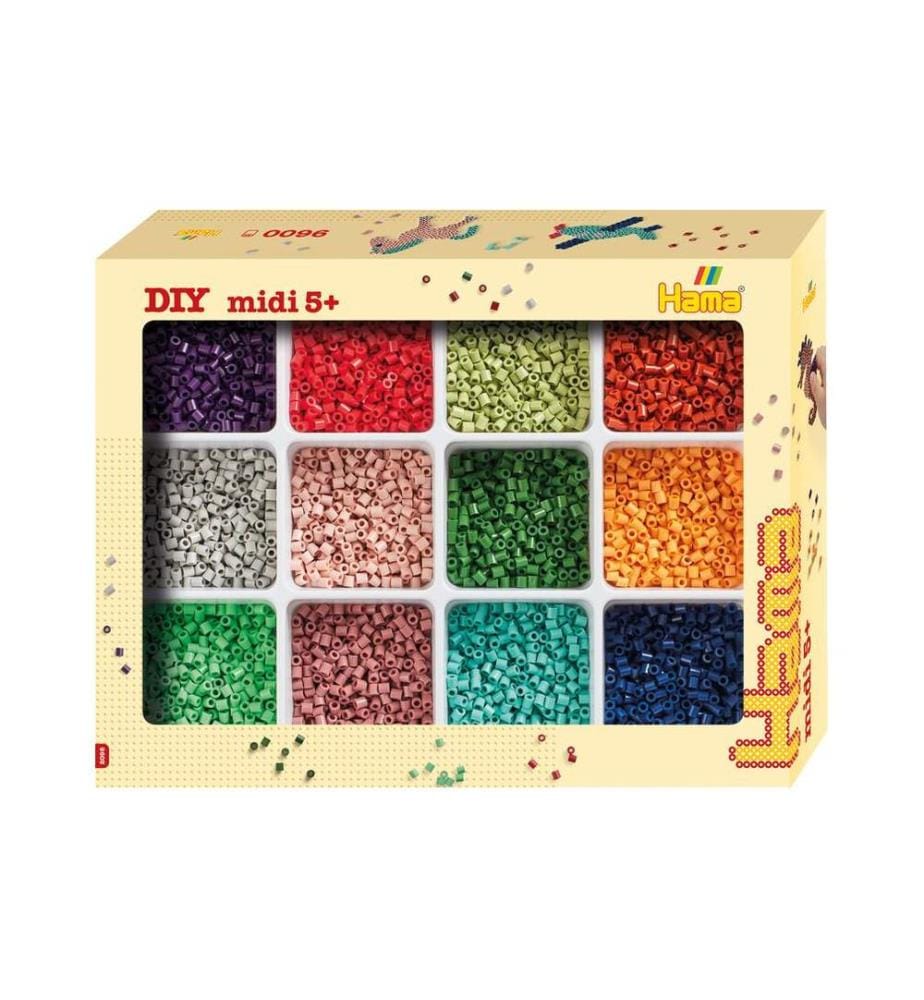 HAMA - Bügelperlen Set 12 Farben