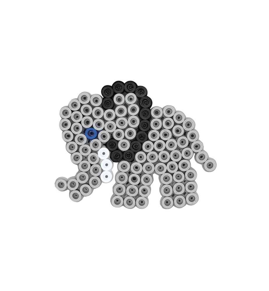 HAMA - Bügelperlen-Set Maxi Löwe Elefant 600 Perlen Mehrfarbig