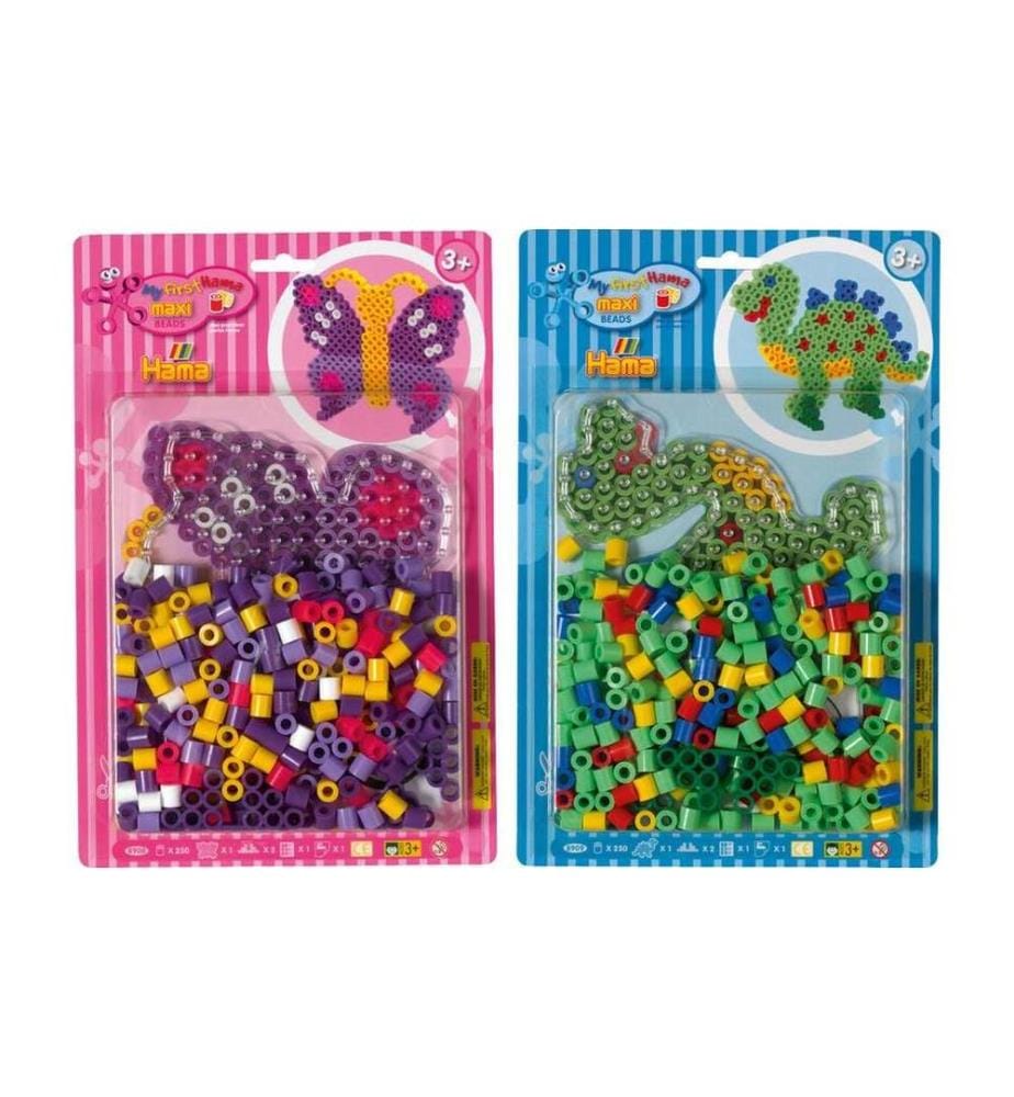 HAMA - Bügelperlen-Set Maxi Schmetterling 250 Mehrfarbig
