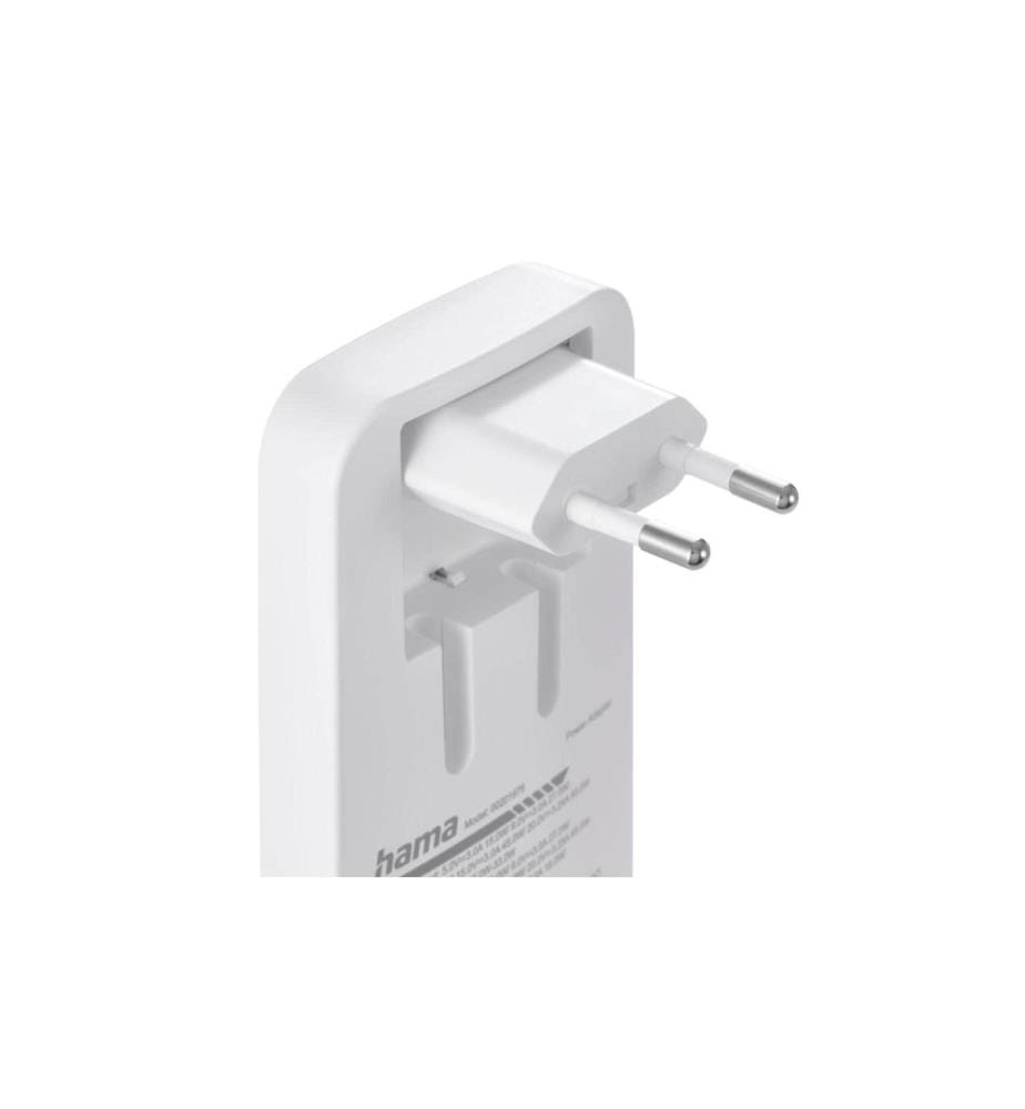 HAMA - Ladegerät 2x USB-C 1x USB-A flach PD 65 W weiss