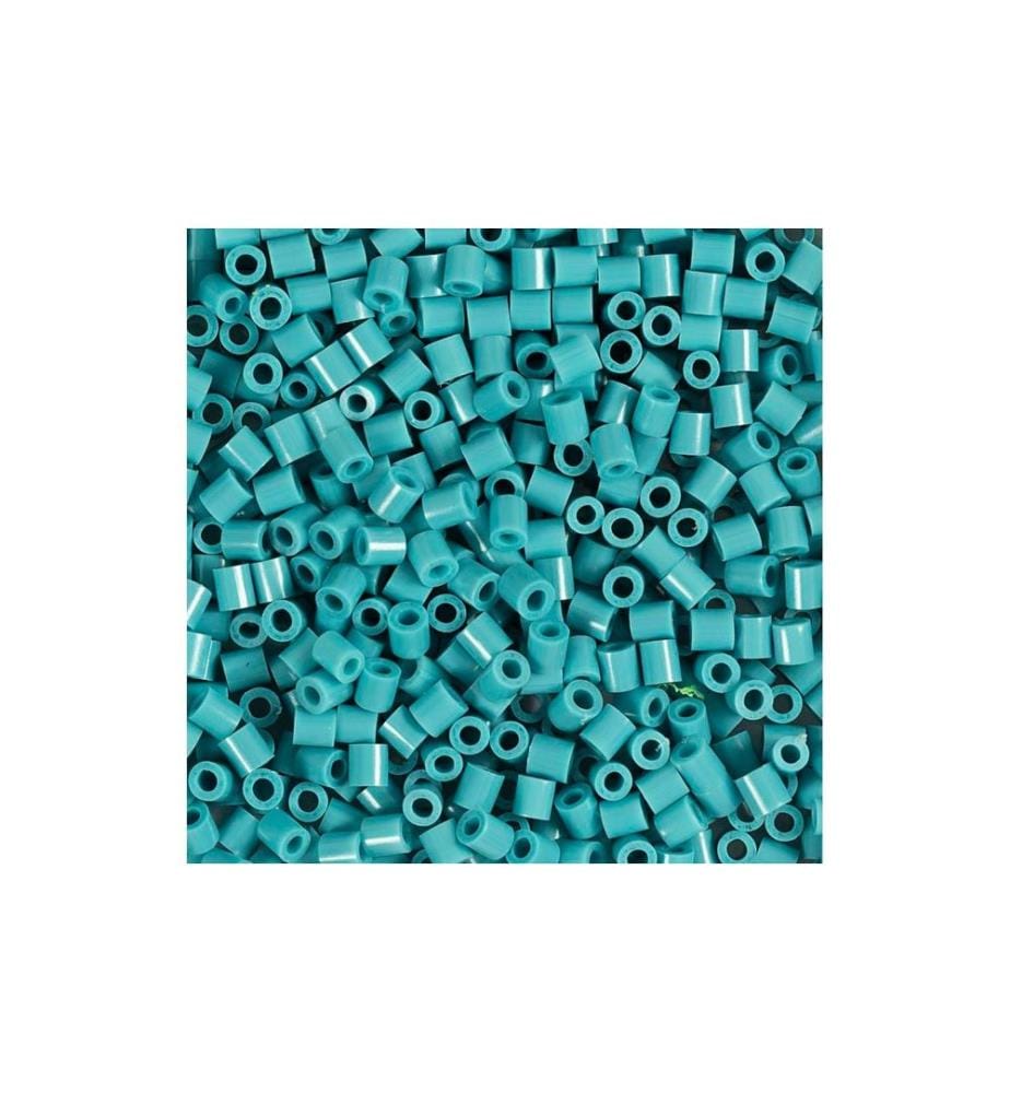 HAMA - Perles à repasser Mini Turquoise, 2000 pièces