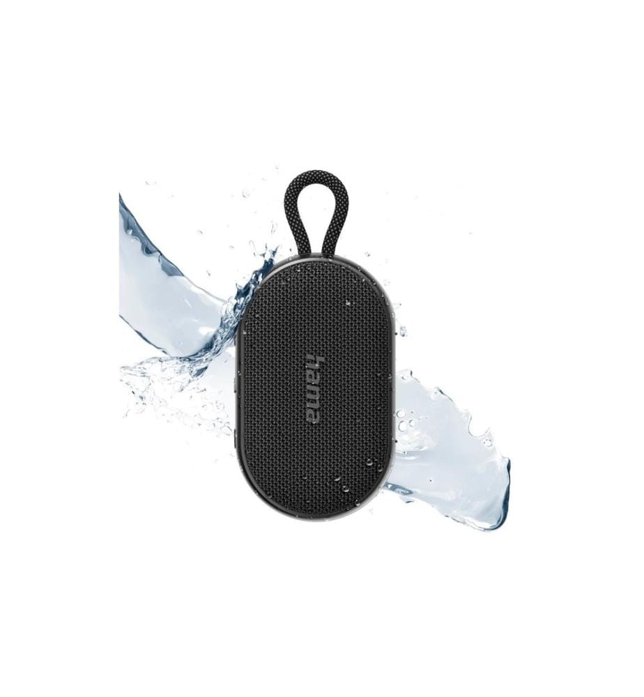 HAMA - Bluetooth Speaker Buddy 3.0 Wasserdicht, IPX7, 6 W, Schwarz