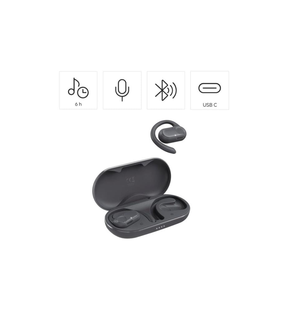 HAMA - Open-Ear Kopfhörer Spirit Open BT OWS True Wireless Schwarz