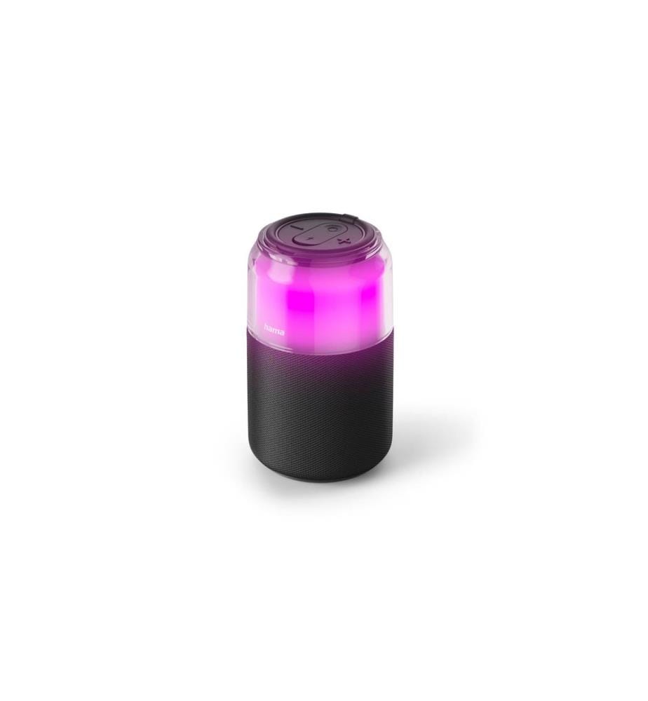 HAMA - Bluetooth Speaker Can 4 LED Modi 5 W Schwarz